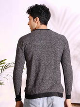 Fashionx Grey Pure Cotton Men's Knitted T-Shirt